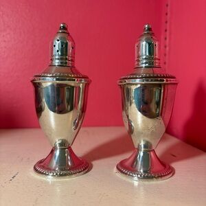 Vintage Duchin Creations Classic Sterling Silver Weighted Salt & Pepper Shakers
